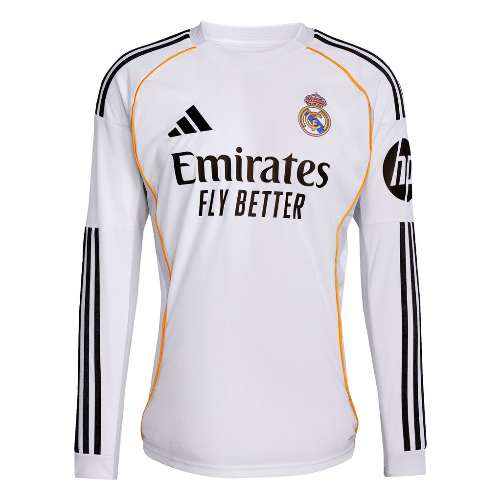 Adidas Men's Real Madrid 25/26 Long Sleeve Home