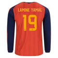 Adidas Men's Spain 26 Long Sleeve Lamine Yamal Home