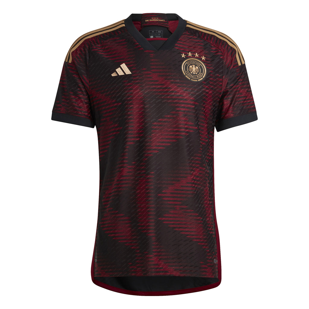 Camiseta Adidas de visitante auténtica de Alemania 2022 para hombre