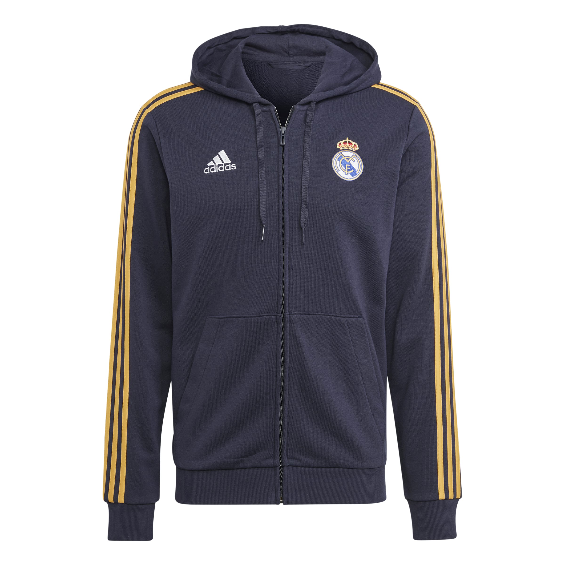 Adidas Men's Real Madrid DNA Full-Zip Hoodie
