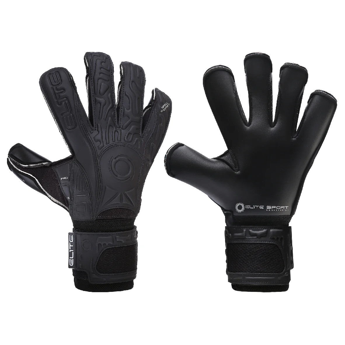Elite Black Solo 24/25 Goalkeeper Gloves