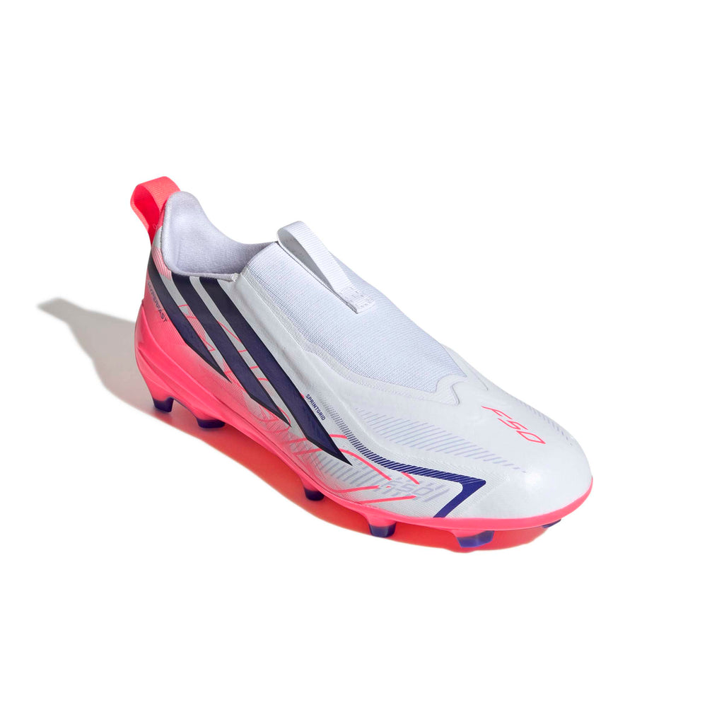 Adidas Kids F50 Hyperfast League Laceless FG