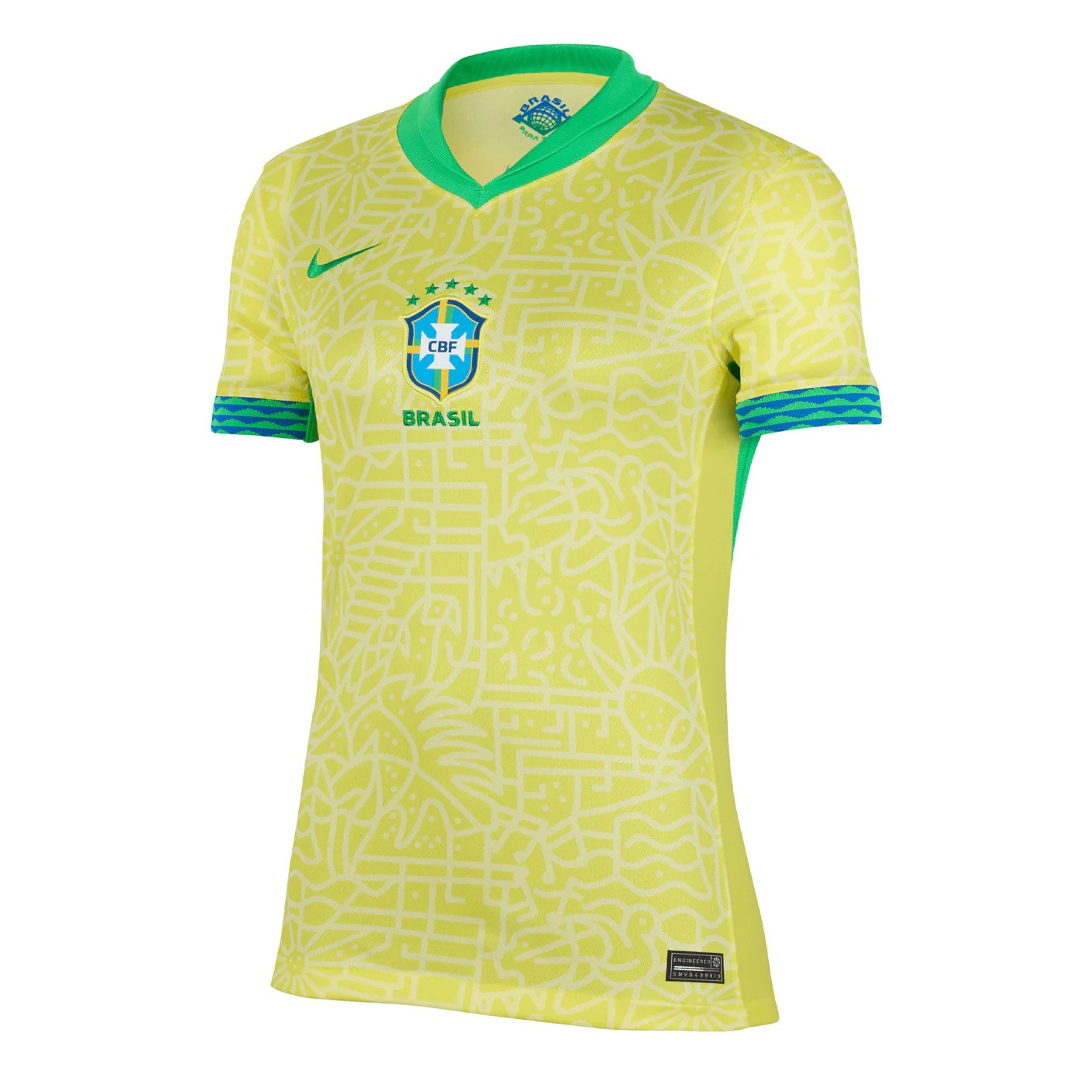 Nike Brasil 24 Stadium Home para mujer 