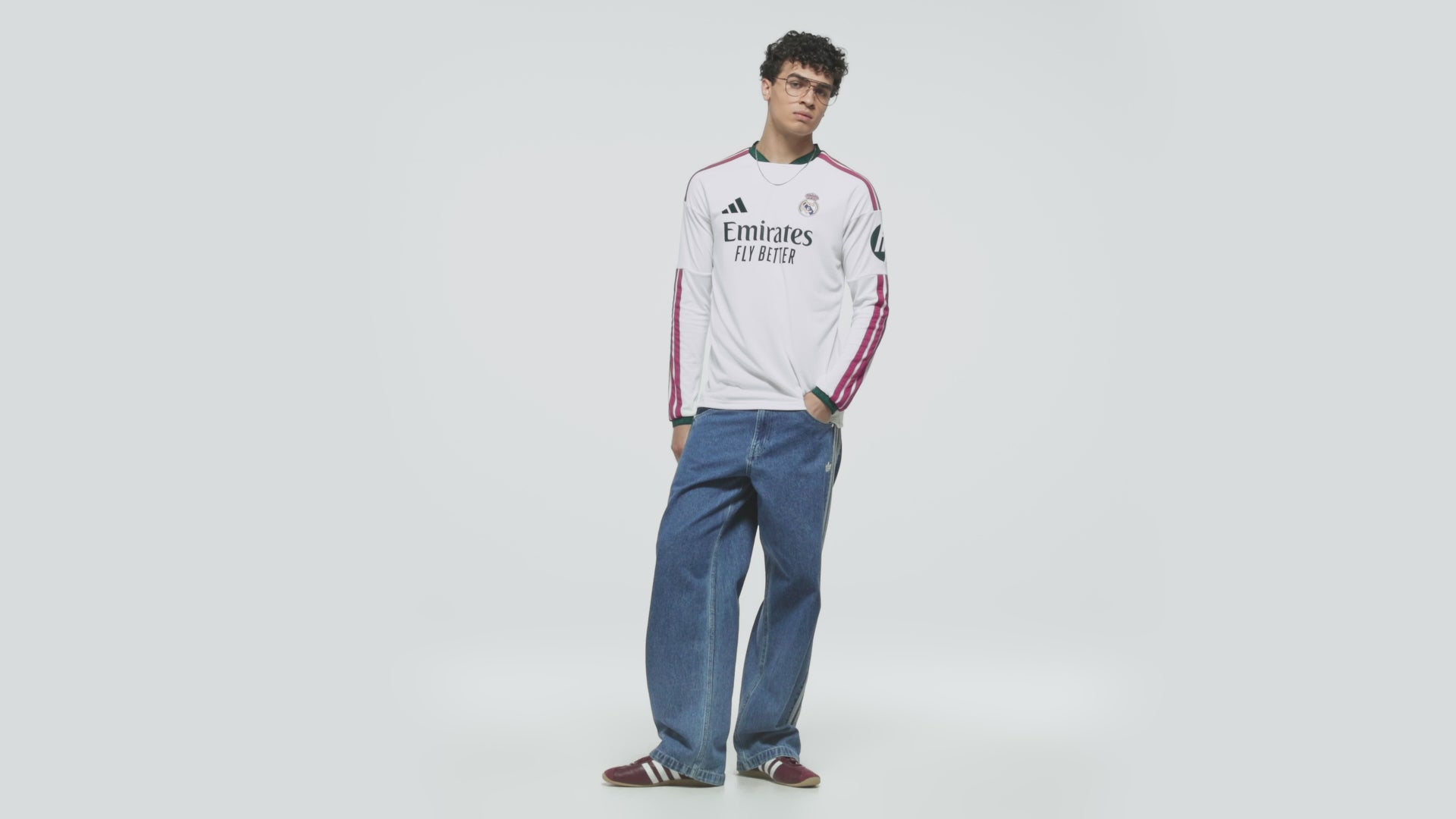 Adidas Men's Real Madrid 26/27 Home Long Sleeve
